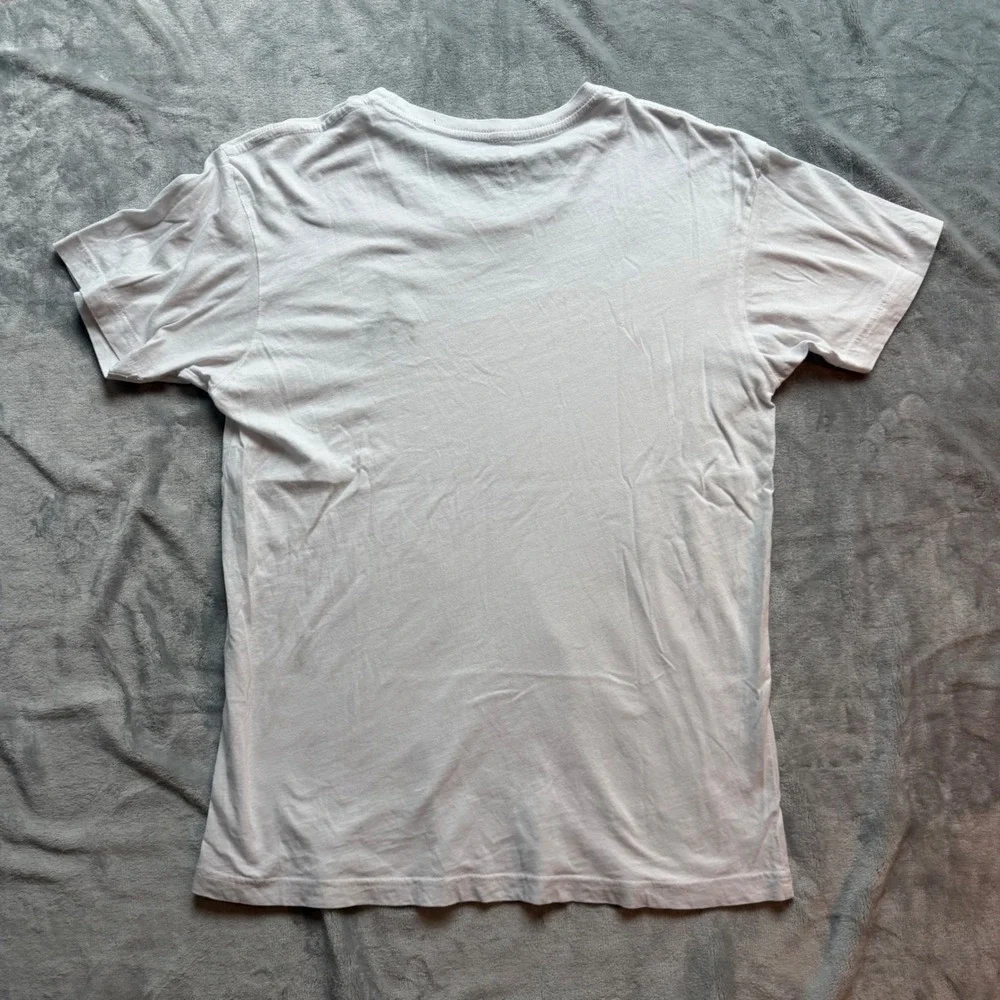 Jordan T-Shirt Mens M White Jumpman Air Standard Fit Embroidered Logo Tee